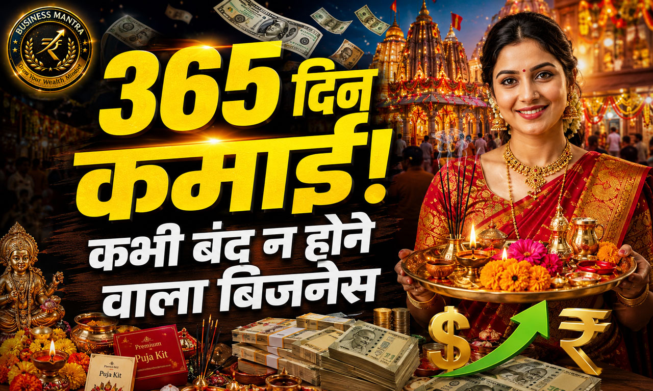 Puja Economy Business Ideas, Low Investment Business Ideas 2026Religious Market India GrowthHow to start Puja Samagri BusinessCow Dung Products Business Plan